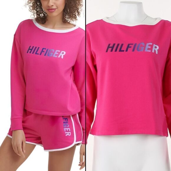 Tommy Hilfiger Sport Women's Ombre Logo Sweatshirt - Picture 1 of 5